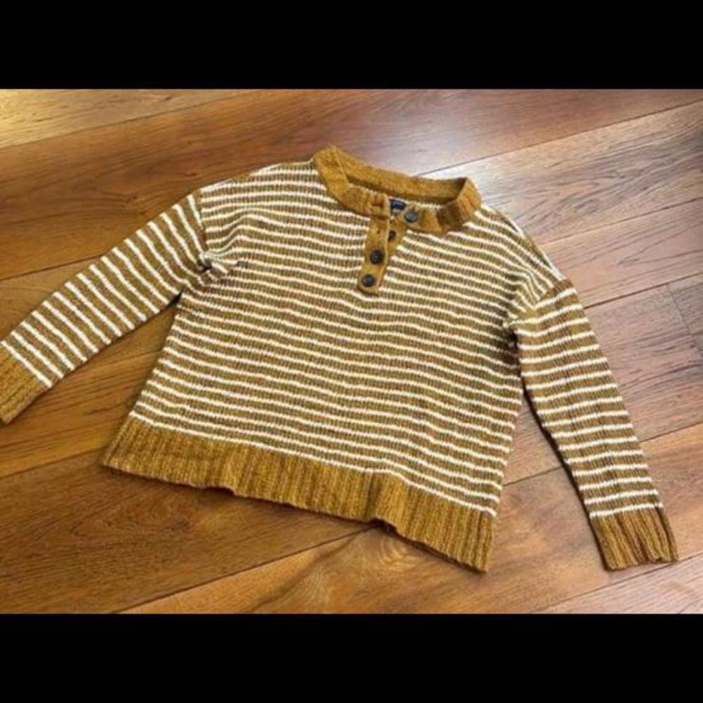 American Eagle Outfitters Chenille Henley Sweater